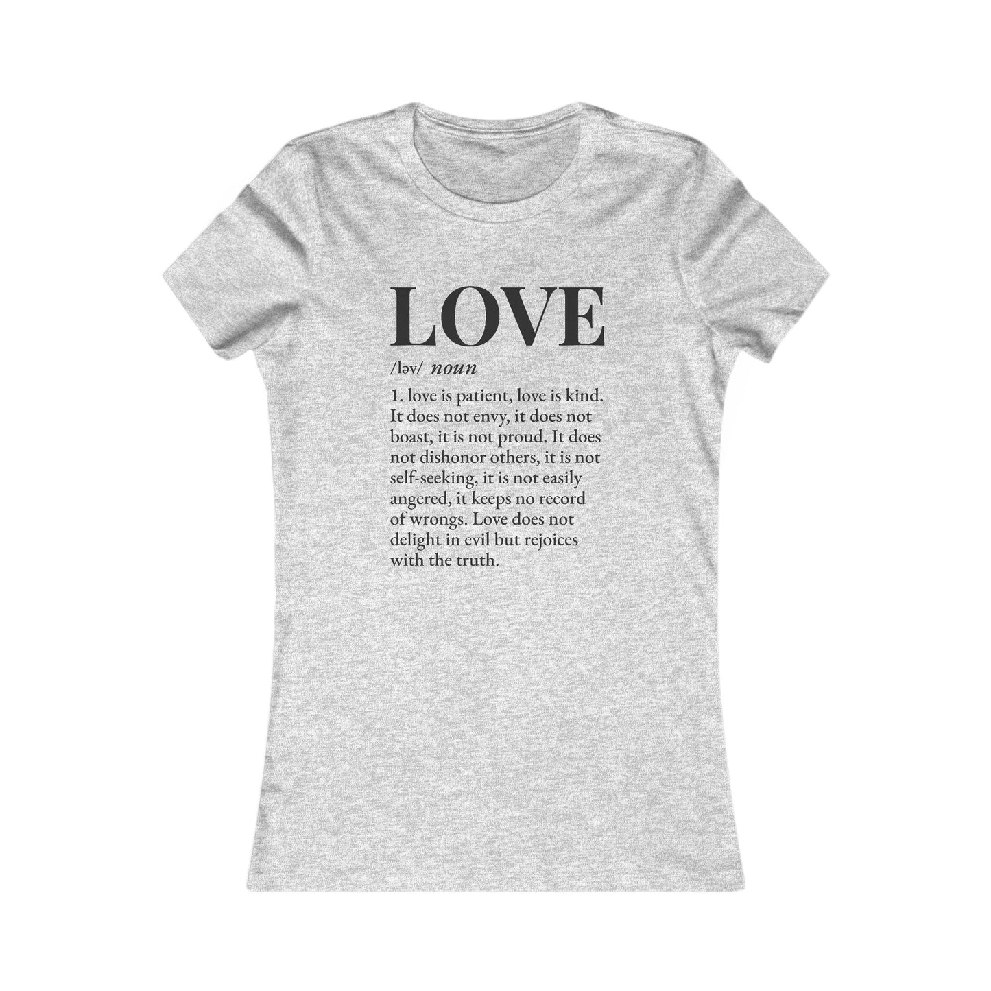 Love defined by 1 Corinthians 13:4-6 - Women