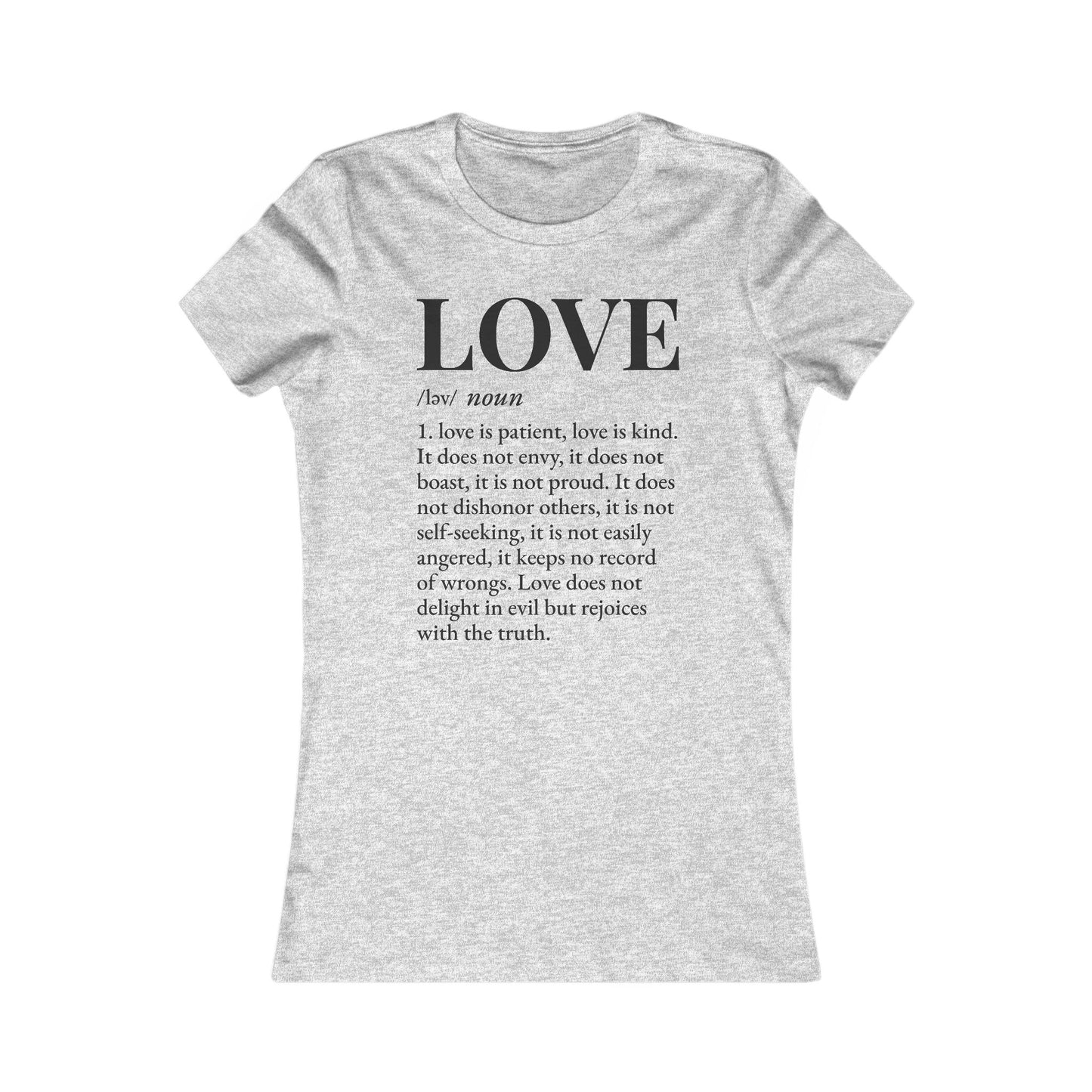 Love defined by 1 Corinthians 13:4-6 - Women
