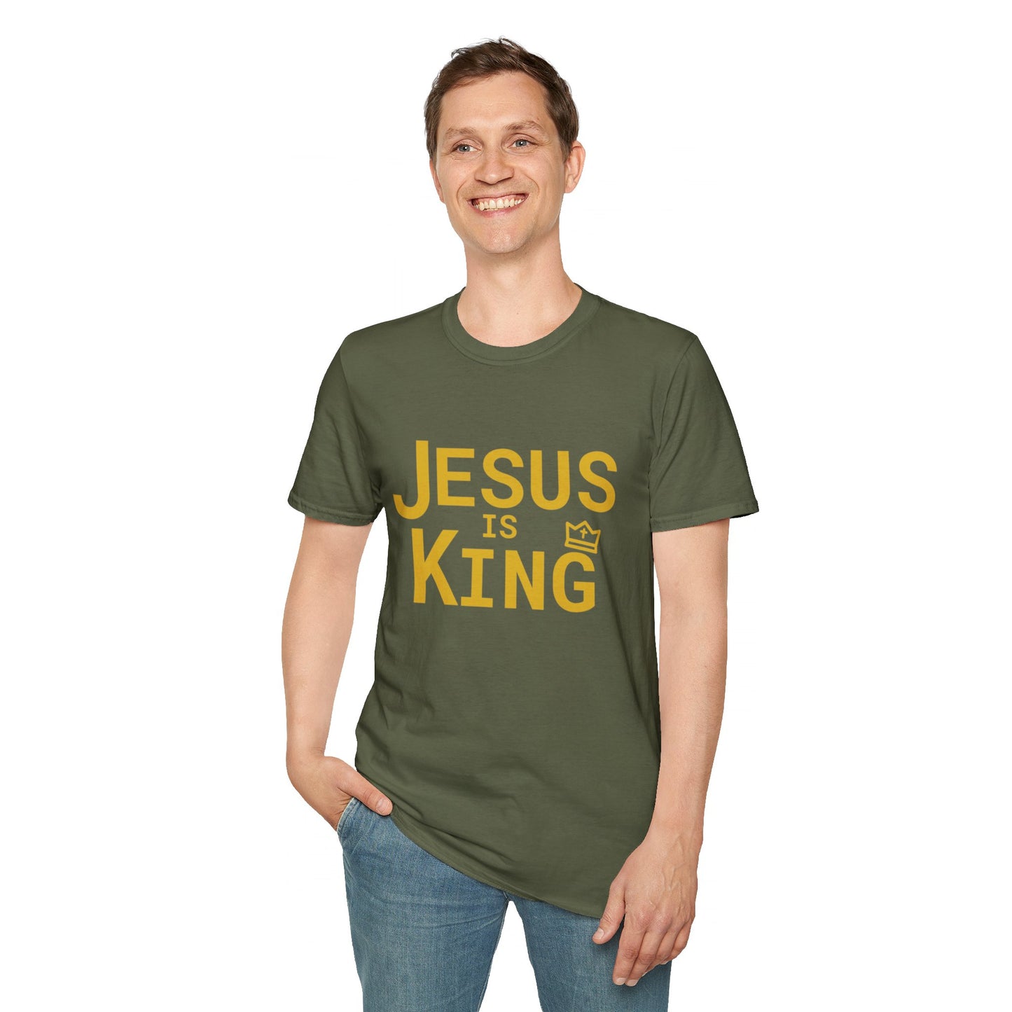 Jesus is King! Unisex Softstyle T-Shirt