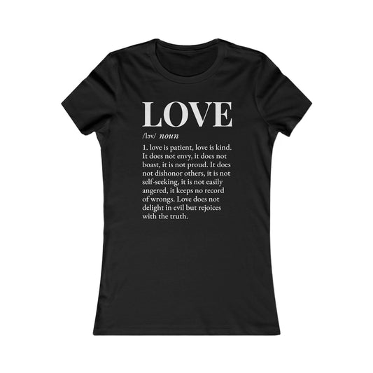 Love defined by 1 Corinthians 13:4-6 - Women