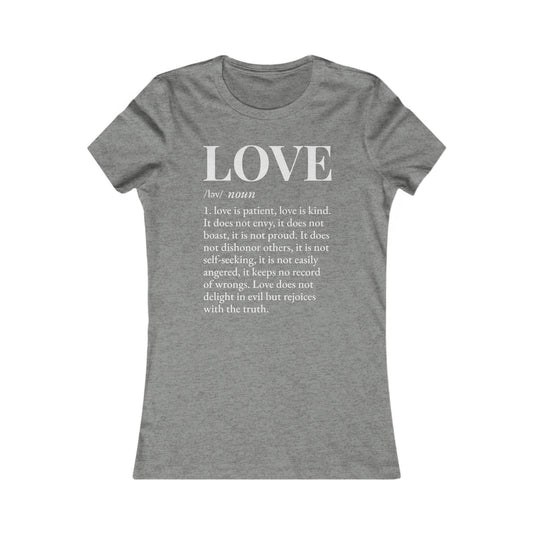 Love defined by 1 Corinthians 13:4-6 - Women