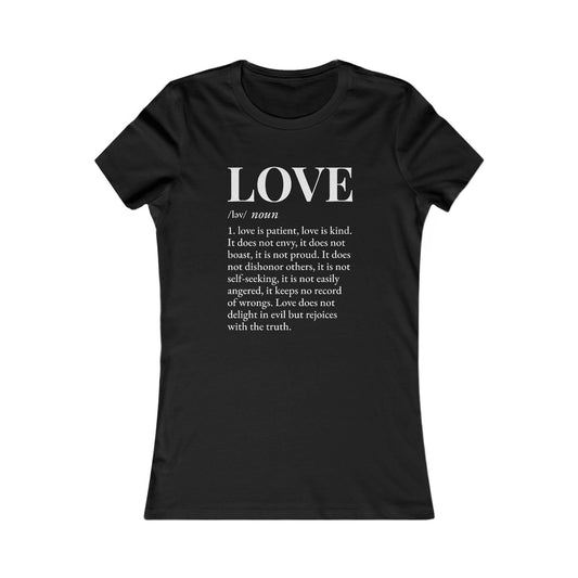 Love defined by 1 Corinthians 13:4-6 - Women