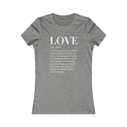 Love defined by 1 Corinthians 13:4-6 - Women